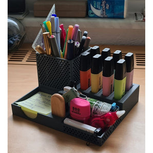 Modulaire bureau-organizer voor potloden en kantoorartikelen