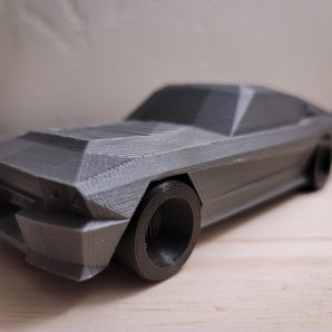 Laag Poly 1967 Ford Mustang Shelby GT500 Model
