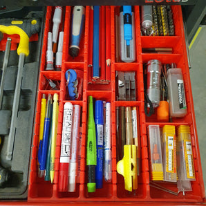 Modulaire organizer voor gereedschapskisten