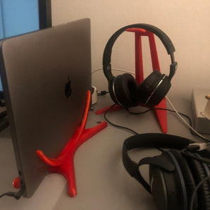 Verticale laptopstandaard voor MacBook Pro