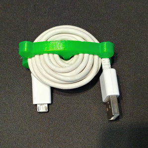 Compacte USB Kabelhouder en Opwinder