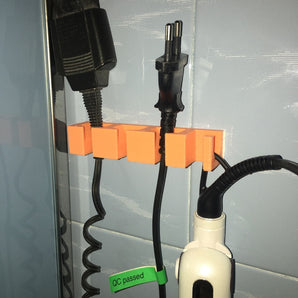 Kabelhouder met Haak voor 3 Kabels