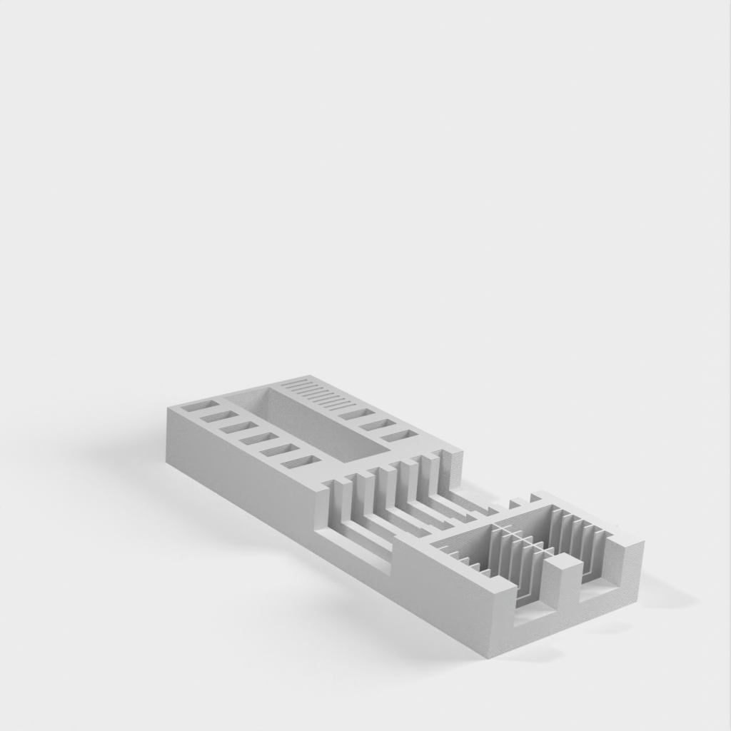 MicroSD/SD/CF/USB houder voor het opbergen van al je kaarten en sticks