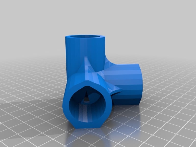 4-weg bocht, 1/2 inch PVC-buisfitting