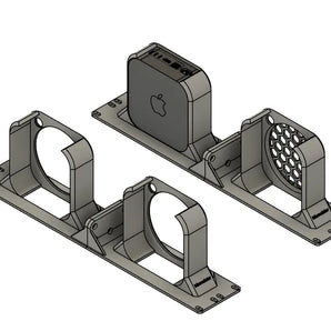 19-inch 2U Rackmontage voor Mac mini M4