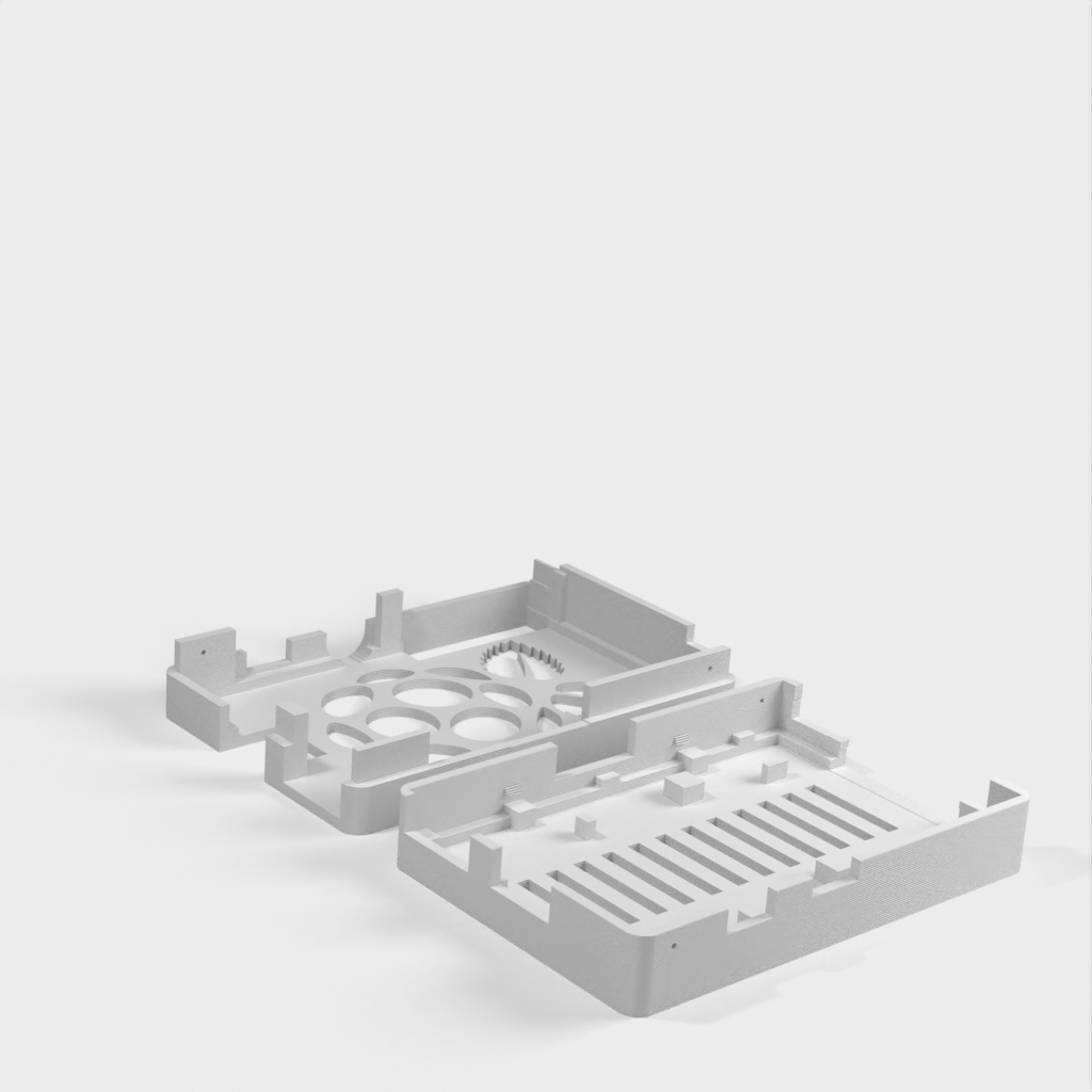 Raspberry Pi-box met exacte afmetingen en verbeteringen