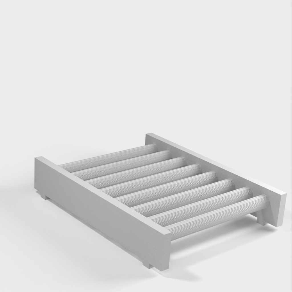 Eenvoudig zeepbakje voor de badkamer