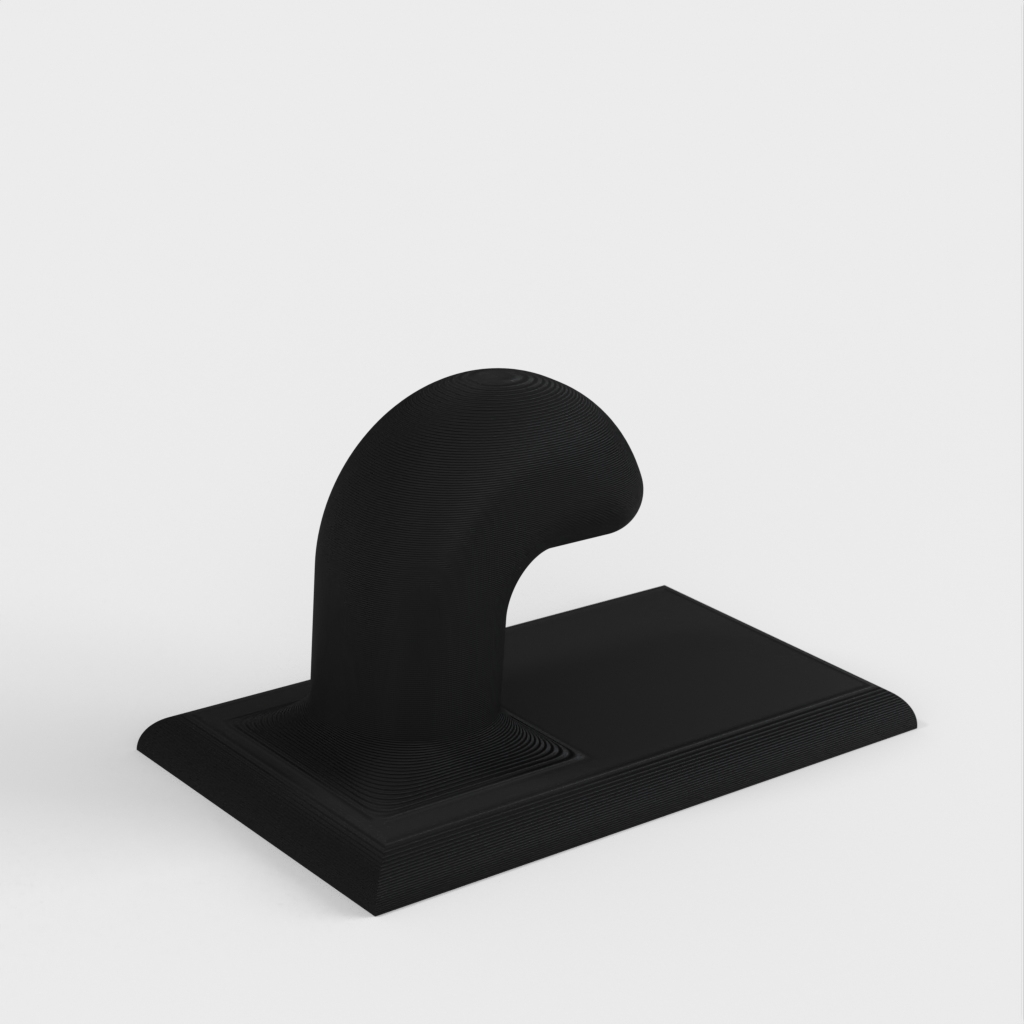 Parametrische muurhaak voor gitaartassen