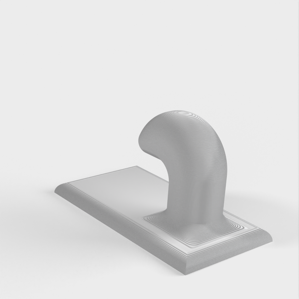 Parametrische muurhaak voor gitaartassen