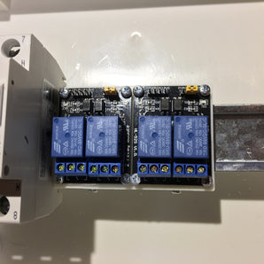 Dubbele Relais Module Houder voor DIN-rail