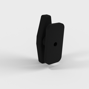 Compacte kabelhouder voor kabels en lampen