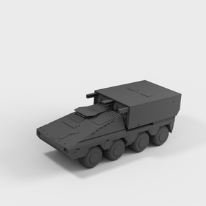 GTK Boxer med raketkastersystem Bundeswehr miniature