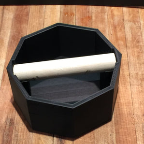 Praktische Espresso Knock Box voor koffiedik