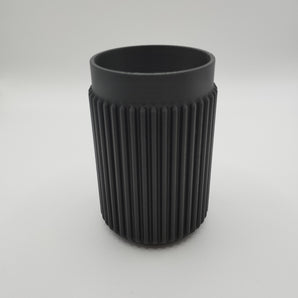 Kandelaar met modern split rib design