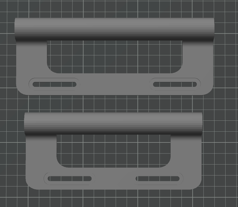 Vervangende handgreep voor koelkast en vriezer (2 stuks)