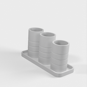Badkamer Organiser voor tandenborstels en Q-tips