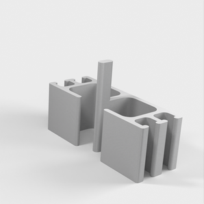 Kabelorganiser met houder voor 5mm kabels