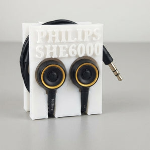 Kabelbeheer voor Philips SHE6000 Hoofdtelefoon