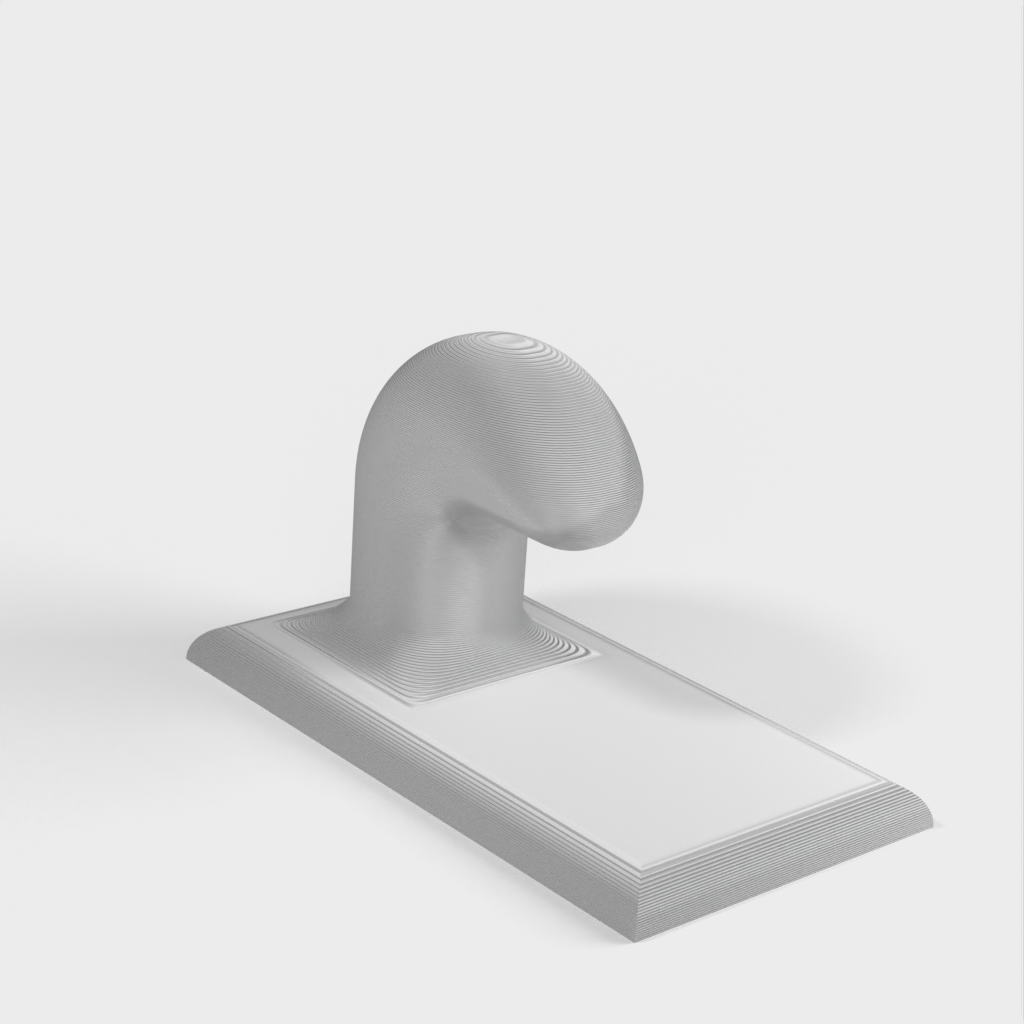 Parametrische muurhaak voor gitaartassen