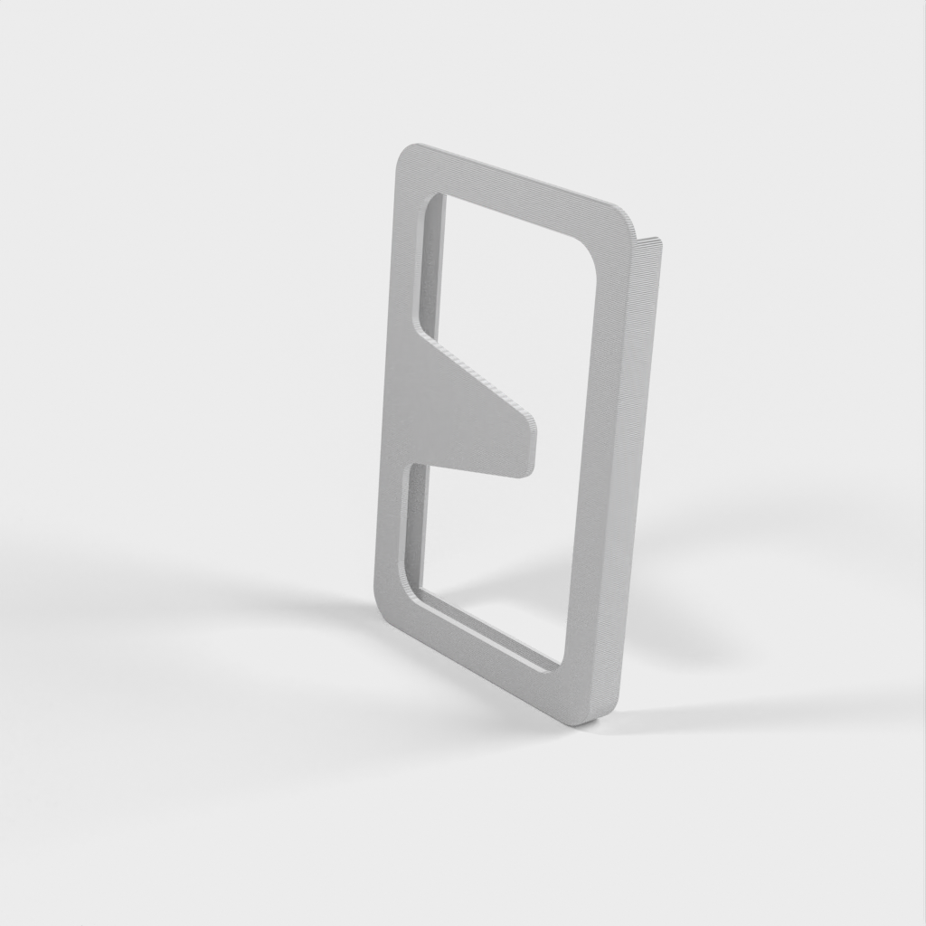 Verstelbare kaarthouder voor 4, 6 en 8 kaarten