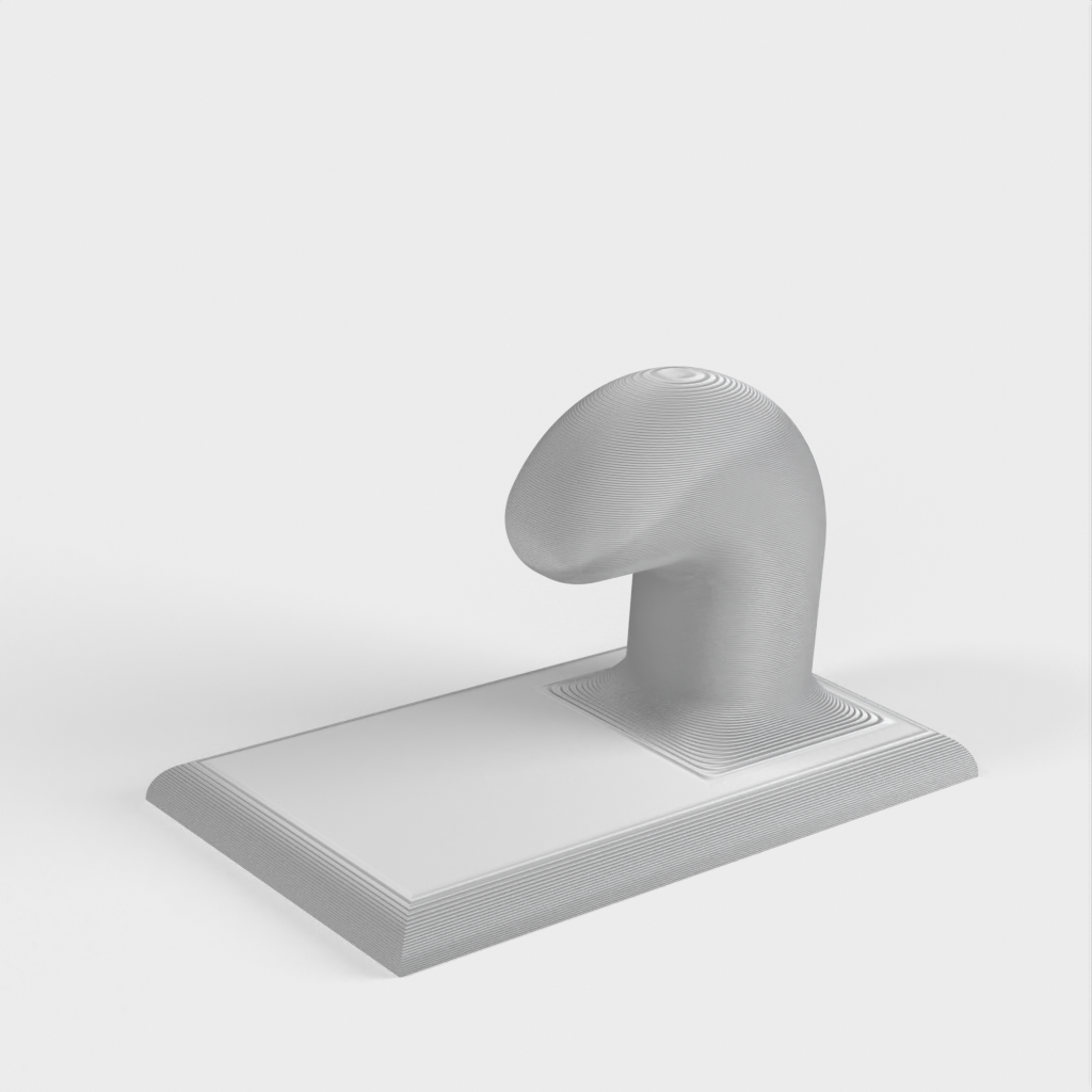 Parametrische muurhaak voor gitaartassen