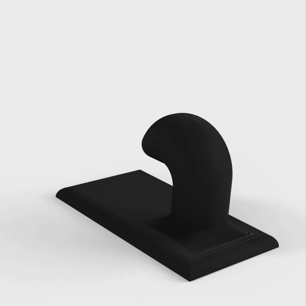 Parametrische muurhaak voor gitaartassen