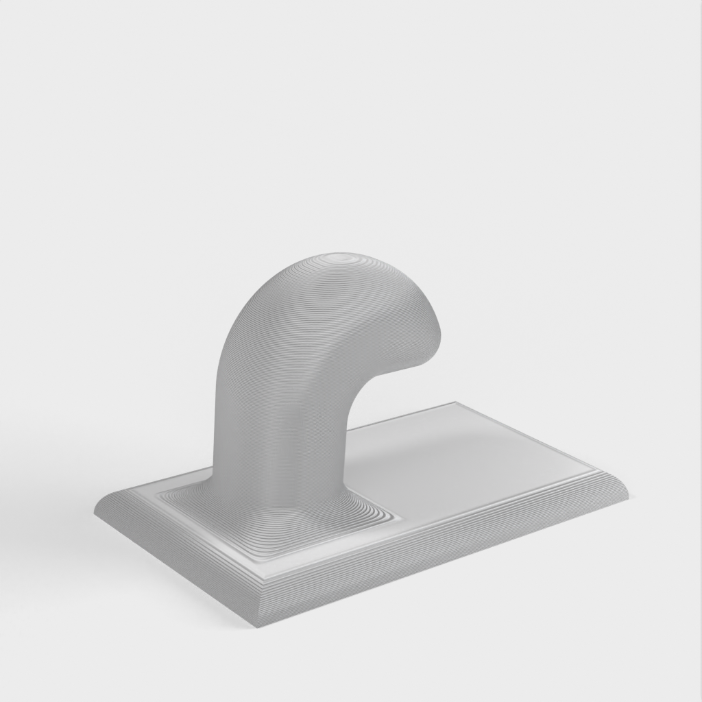 Parametrische muurhaak voor gitaartassen