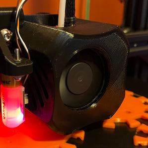 Geluidsarme ventilatorkap voor Creality Ender 3 V2