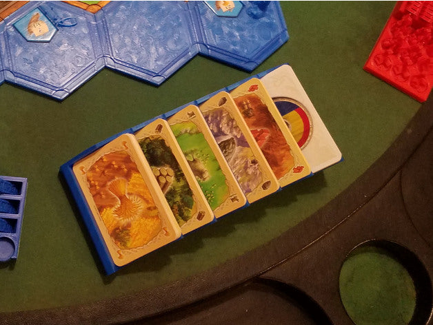 Organisatiehouder voor Settlers of Catan-kaarten