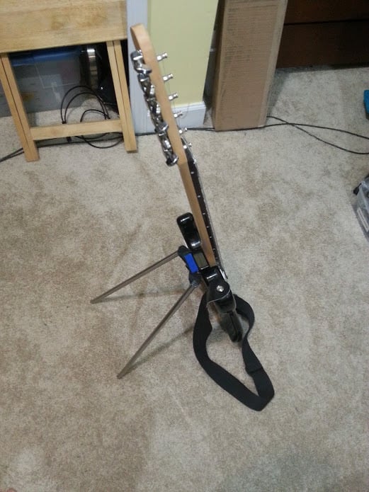 Elektrische gitaarstandaard met Fender-bevestiging