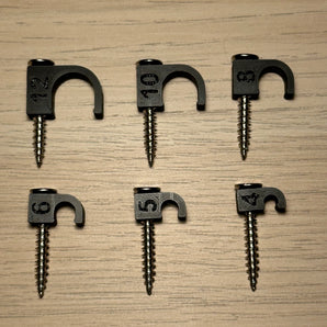 Kabelclips/haak voor effectief kabelbeheer