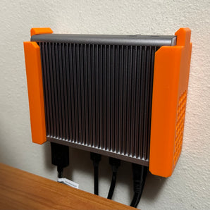 Ruimtebesparende wandmontagebeugel voor CalDigit TS4 Dockingstation