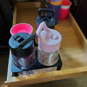 Slimme waterfleshouder voor kinderflessen - Optimale organizer voor lades en kasten