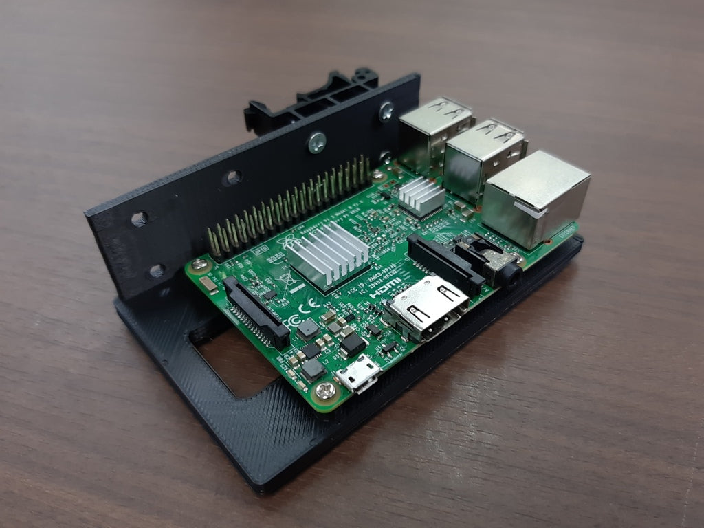 DIN-railbeugel voor Raspberry Pi