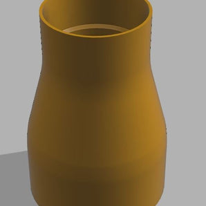 PVC-verloopstuk voor stofafzuiging – 6 naar 4 inch
