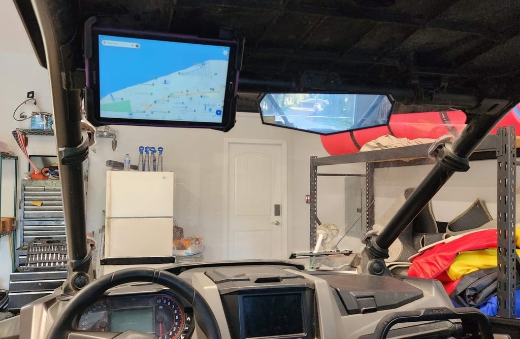 Robuuste tabletmontage voor Polaris RZR Pro XP