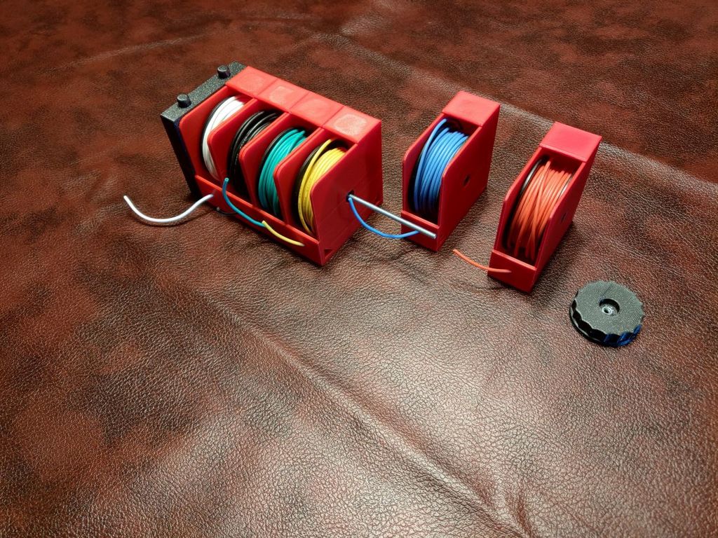 Modulaire spoelhouder voor kabel- en snoeropslag