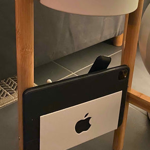 iPad- en afstandsbedieningshouder voor Satsumas Ikea