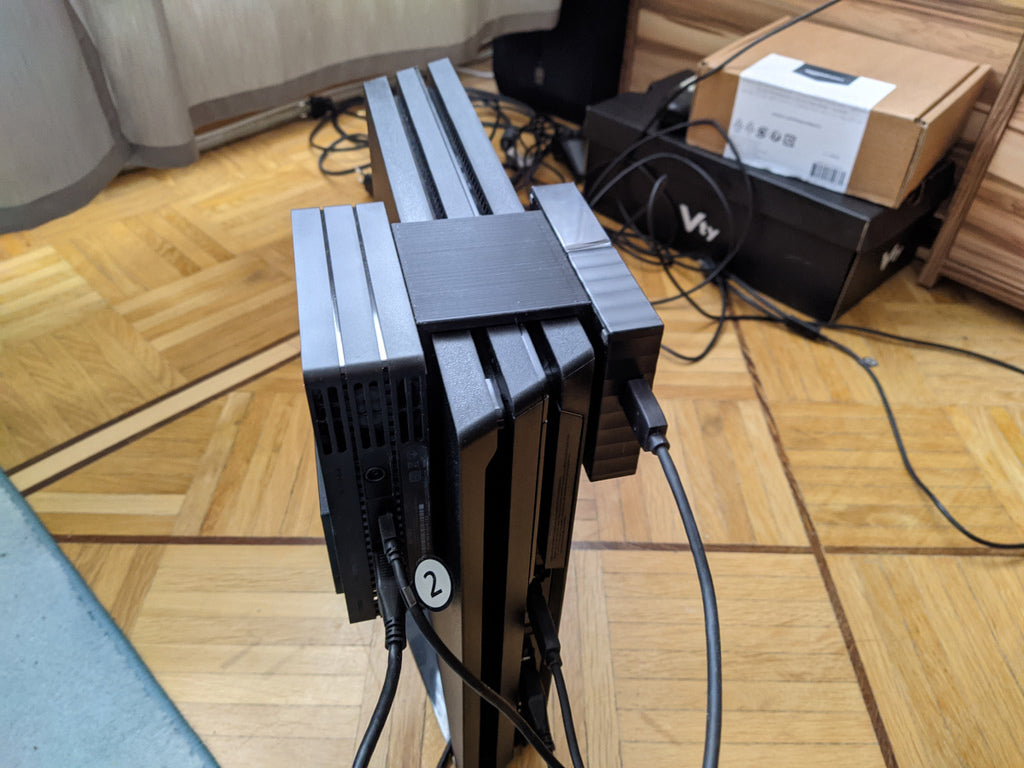 PS4 Pro PSVR Processor Eenheid en HDD Montage