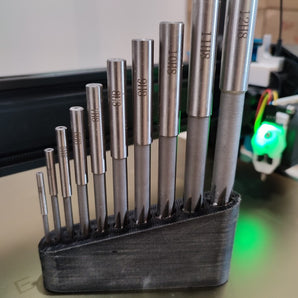 Praktische opbergdoos voor boren en ruimers (3-12 mm)