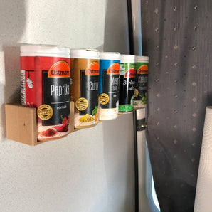 Praktische kruidenplank voor campers en keukens