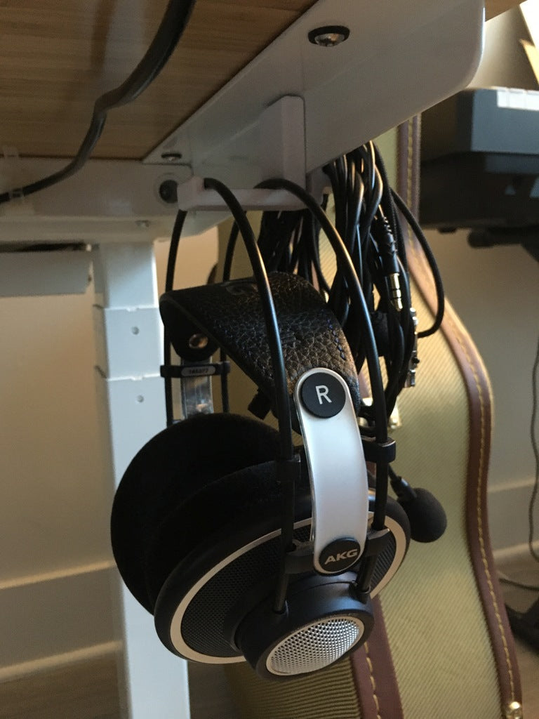 Onder-bureau hoofdtelefoonhaak voor Fully Jarvis hoogteverstelbare bureau