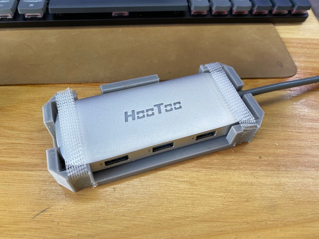 HOOTOO USB-C HT-UC007 Wandhouder voor Georganiseerd Bureau