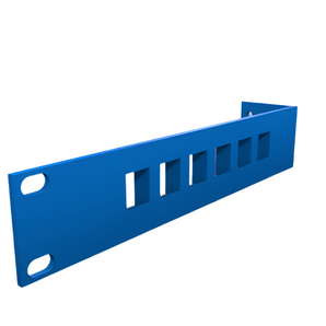 Patchpaneelbeugel voor Unifi US-8-150W Switch voor 19-inch rek met 6 Keystone connectoren