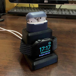 Oplaadstation voor Apple Watch SE/6 en AirPods 1/2