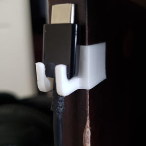 Bureaukabelhouder voor Samsung USB-C-oplader – Clipontwerp voor 15,2 mm tafelpoten