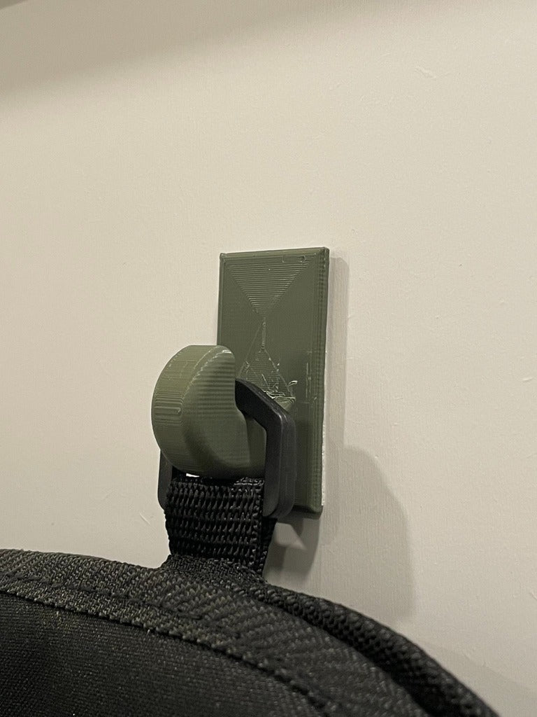 Parametrische muurhaak voor gitaartassen