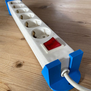 Wandbeugel voor EU-verlengkabel