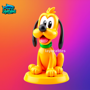 Pluto Chibi 3D-figuur – Schattig Disney-verzamelobject