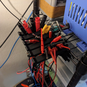 Testleiding- en kabelophanger voor HDX draadplanken